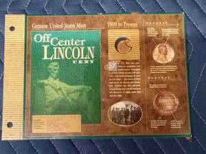 Genuine U.S. Mint off center Lincoln cent