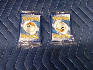 2 Unopened packs of Pokmon trading cards