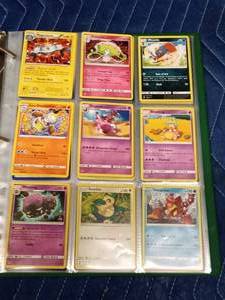 Binder of Pokmon trading cards