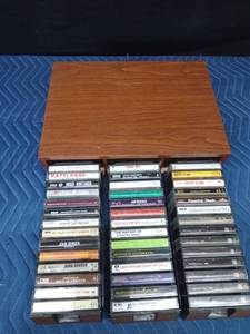 Cassette case with 3 drawers full of cassettes
