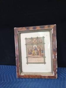 Framed 1st communion at St. Francis Church in Brainerd MN written in German