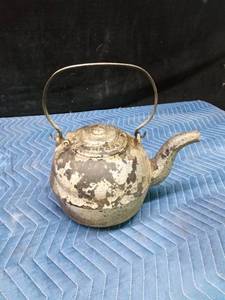 Antique cast iron tea kettle by A. Sheppard Co. Baltimore