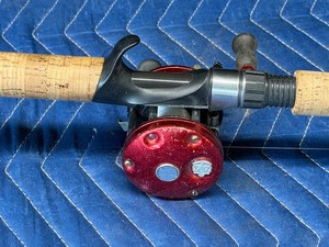 Ambassaduer Fishing Reel with Berkley Pro Select Classic Series IM7 Graphite 6ft 6 Medium Heavy Rod