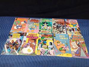 10 Vintage comic books