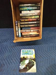Box of Michael Connelly Books - All but 2 are hard covers