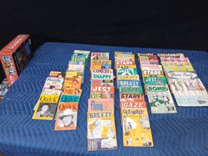 Vintage 10cent-50cent Adult comedy and other paperbacks