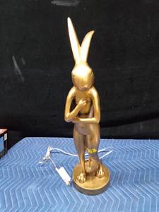 Ceramic Playboy Bunny lamp