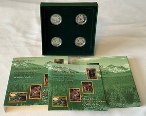 1996 Royal Canadian Little Wild Ones Sterling Silver Fifty Cent Four Coin Set Original Packaging w COA