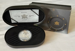 2000 Canadian $20 Silver Proof Coin Le Toronto - Holograph Original Packaging w COA