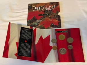1995 Oh Canada Uncirculated Six Coin Set Original Packaging w COA
