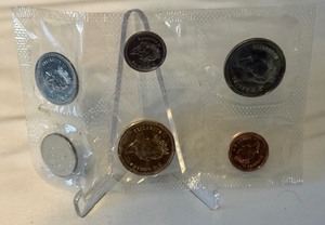 1992 Royal Canadian Uncirculated Proof-Like 6 Coin Set Cello Wrap Only