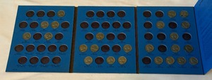 Partial 24 coin Jefferson Nickel Collection from 1939 to 1961 Official Whitman Coin Folder