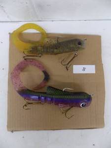 (2) Musky Lures  Bull Dawgs (Large)