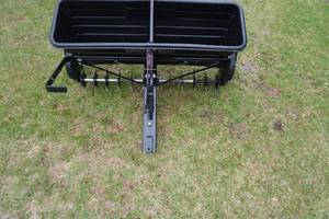 Agri Fab Model 175 Tow Behind ATVGarden Tractor Drop Spreader Aerator