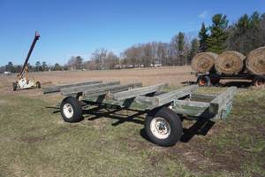 16 Round Bale Hay Wagon