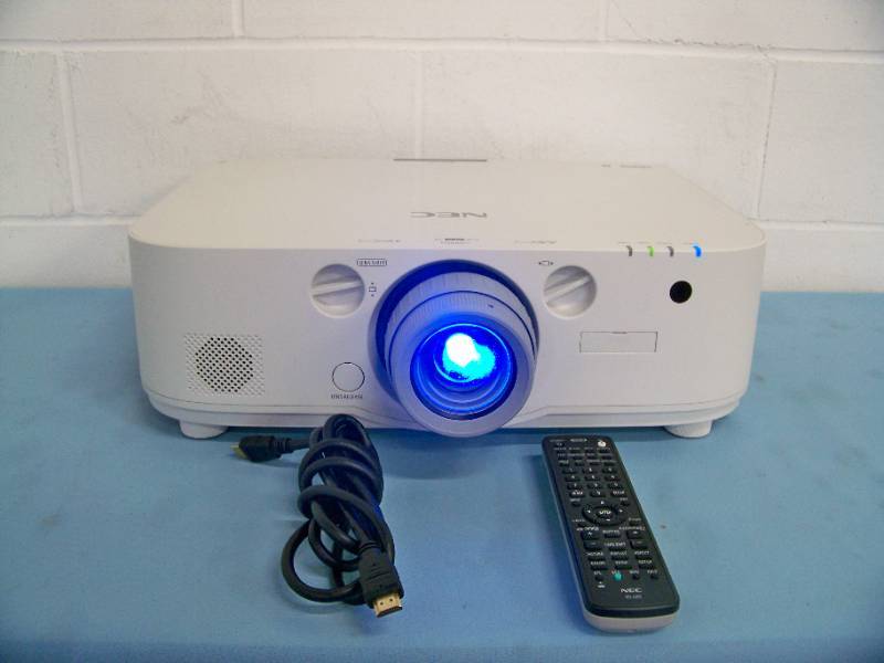 NEC NP-PA571W 5700 Lumen WXGA Professional Installation LCD Projector with Remote Control and HDMI Cable