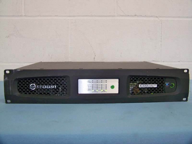 Crown Audio DCI 4300 DriveCore Install Analog Series 4-Channel Amplifier 300 Watts x 2