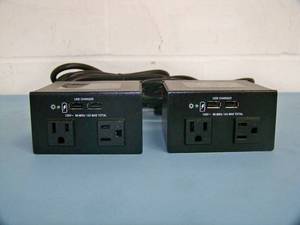 (2) Extron ACUSB 224 US Cable Cubby Power Modules with (2) USB Ports