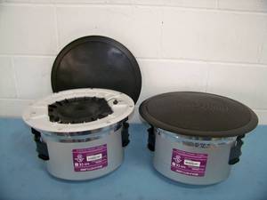 (2) SoundTube CM690i 6 12 Commercial In-Ceiling Speakers with Speaker Grilles