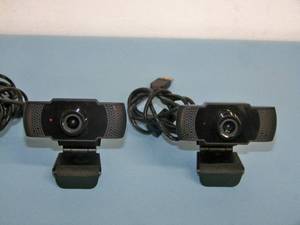 (2) Microsoft USB Web Cameras