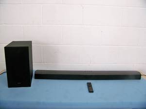 Samsung B73CD 5.1 Channel Soundbar with Wireless Subwoofer and Remote Control - in Original Box - LCD Display NOT working