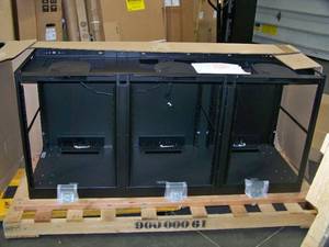 Middle Atlantic C5-FF27-3 28 Deep C5 3-Bay Credenza Frame with Integrated Cooling Fans - NEW