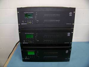 (3) Crestron DM-MD8x8-CPU3-RPS 8x8 Digital Media Switchers
