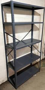 LL - Industrial 5-Shelf Metal Shelving Unit