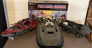 LL-Fortress America MB Gamemaster Series Board Game with GI JOE Vehicles & Figures