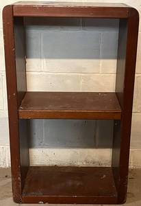 LL - Solid Wood Shelf Unit - Open Two-Level Display