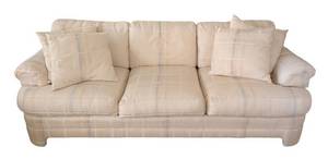 DR - Vintage Drexel Sofa Plaid Upholstery