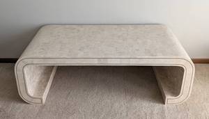 DR - Alexvale Vintage Faux Travertine Coffee Table