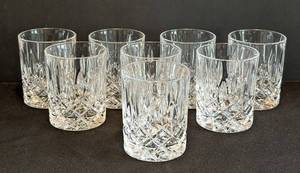 K - Riedel Crystal Lowball Glass Set (Lot of 8)