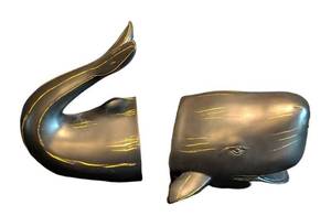 LR - Whale Bookends