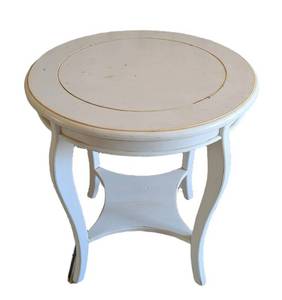 ML - Round Wood Accent Table