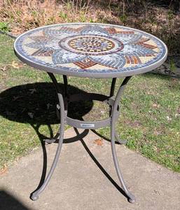 BY - StyleWell Mosaic Tile Bistro Table