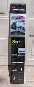 G - New Rubbermaid FastTrack Rail 8 Piece Kit
