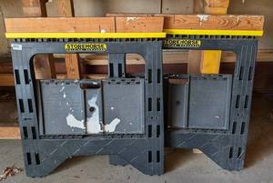 G - STOREHORSE Folding Sawhorses (Lot of 2)