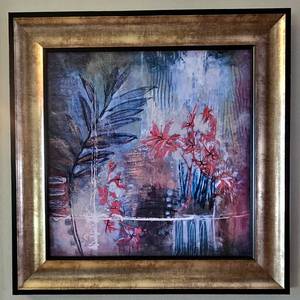 K - Floral Species II - Framed Canvas Painting