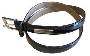 K - Dolce & Gabbana Patent Leather Belt - Made in Italy, 33.5