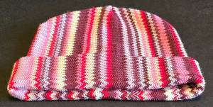 K - Missoni Zigzag Knit Hat - Wool Blend - Made in Italy
