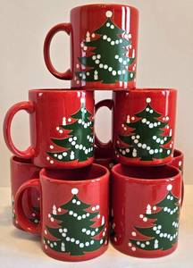 K - WAECHTERSBACH Christmas Tree Mugs