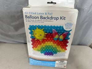 New Balloon Rainbow Backdrop Kit - 70 x 75 inches
