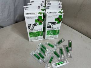 New Sting-Kill Pain and Itch Relief Swabs
