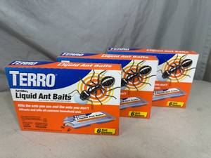 3 New Boxes of Terro Ant Killer Liquid Ant Baits