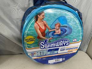 New Swimways Baby Springfloat with Canopy