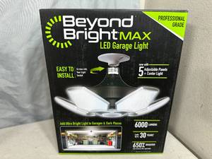 New Beyond Bright MAX LED Garage Light Pro Grade
