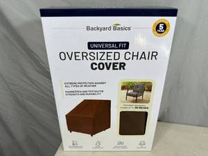 New Backyard Basics Oversize Patio Chair Cover