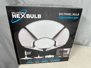 New Hex Bulb Six Panel Adjustable LED Light Bulb