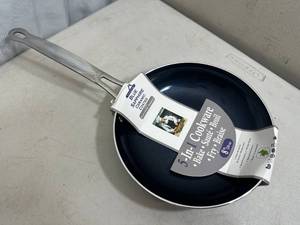 New 5 in 1 Blue Sapphire Ceramic Coated 8 inch Frying Pan